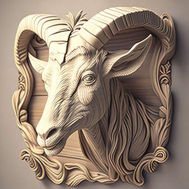 3D model goat (STL)